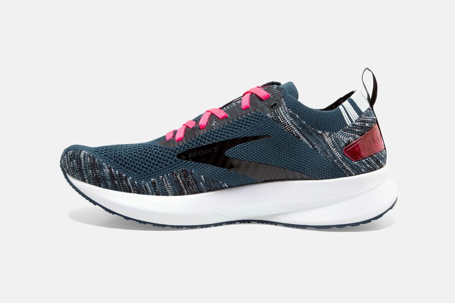 Brooks Levitate 4 Road Running Shoes Womens - Navy/Black/Pink - NYQUR-4289